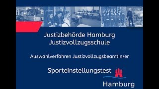 Sporteinstellungstest für Bewerberinnen im Justizvollzugsdienst [upl. by Notnirb]