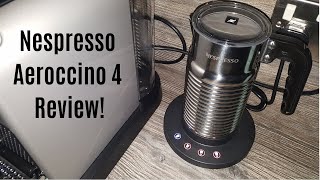 Nespresso Aeroccino 4 Milk Frother Review  Worth upgrading from the Aeroccino 3 [upl. by Marou]