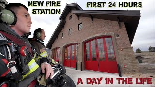 First 24 Hours in a New Fire Station  A Day in the Life [upl. by Airbma]