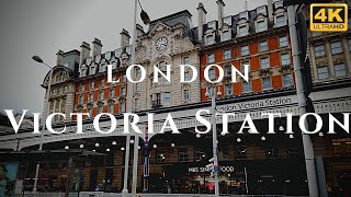 London Victoria Station Walk Through England 4K [upl. by Attenweiler772]