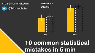 Ten Statistical Mistakes in 5 Min [upl. by Kiri]