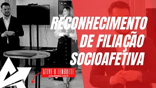 DIREITO DE FAMÍLIA Reconhecimento de filiação socioafetiva [upl. by Lari]