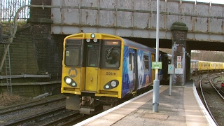 Half an Hour at 216  Birkenhead North Station 1022017  Class 507 508 terminus [upl. by Eikcim736]