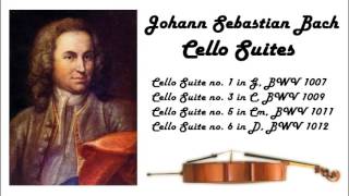 Johann Sebastian Bach  Cello suites in 432 Hz great for reading or studying [upl. by Egwan]