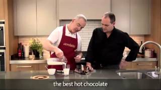 How to make a hot chocolate using an aerolatte milk frother [upl. by Htessil]