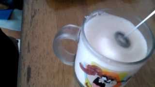 Aerolatte Review Frothing Cold Milk In Under 1 Minute [upl. by Carlynne]